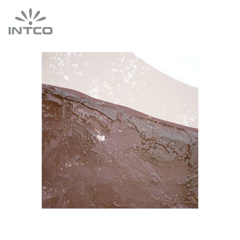 the neutral color details of Intco abstract framed wall art